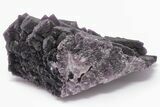 Dark Purple, Stepped-Octahedral Fluorite - Yiwu, China #197086-1